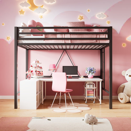 Braga Twin Platforms Loft Bed by Isabelle & Max